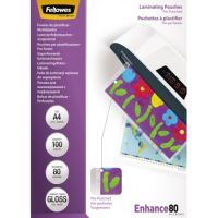 Fellowes Laminierfolie Enhance 80 5452502 DIN A4 transparent 100 Stück