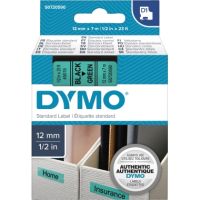 DYMO Schriftbandkassette D1 S0720590 12mmx7m schwarz auf gn