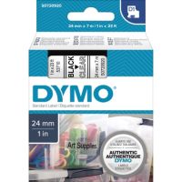 DYMO Beschriftungsband D1 S0720920/53710 24 mm x 7 m schwarz auf transparent