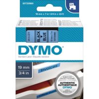 DYMO Beschriftungsband D1 S0720860/45806 19 mm x 7 m schwarz auf blau