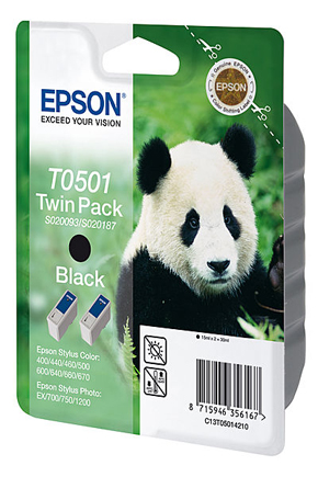 EPSON Tintenpatrone Doppelpack, S020208