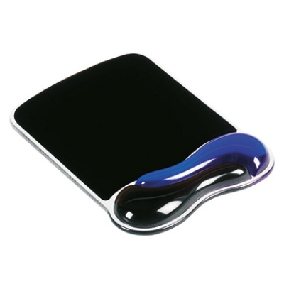 Kensington Mousepad Cryastal 62401 23,8x3,8x33,7cm PVC blau/grau