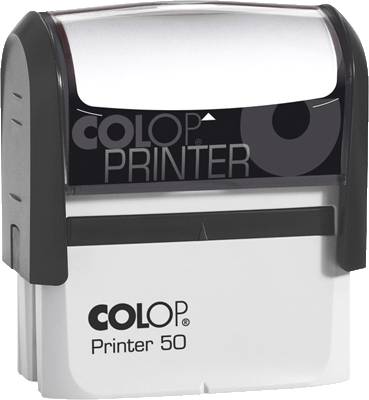 COLOP Printer 50, Selbstfärber inkl. Textplatte/Printer 50, 68x29mm