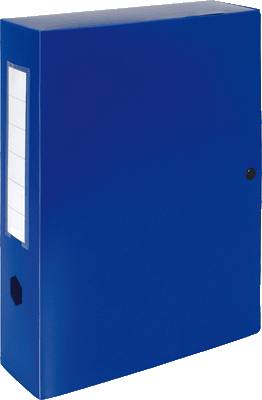 EXCACOMPTA Dokumentenbox/59832E, blau