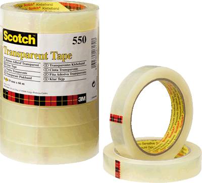 Scotch Klebeband 550/5501266, transparent, 76 mm , 66mx12mm