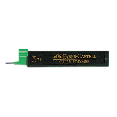 Faber-Castell Feinmine SUPER POLYMER 121411 B 6 Stück