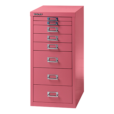 Bisley Schubladenschrank L298601 8Schubfächer pink