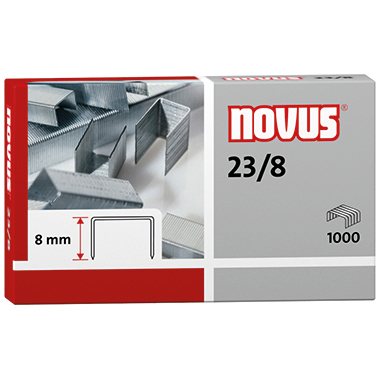 NOVUS Heftklammer 23/8 042-0040 verzinkt 1.000 Stück