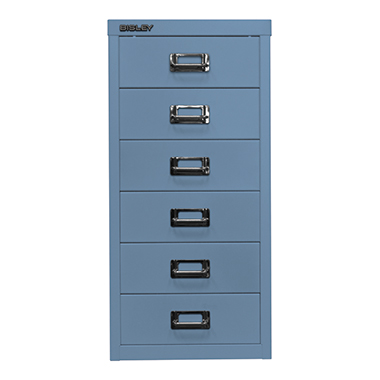 Bisley Schubladenschrank L296605 6Schubfächer blau