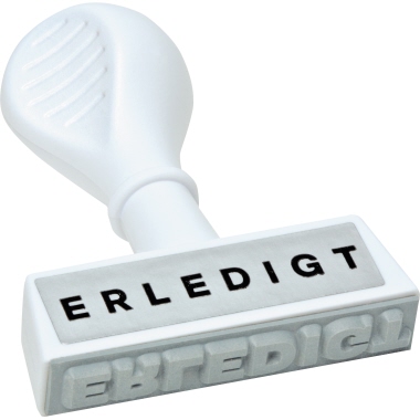 WEDO Textstempel Erledigt