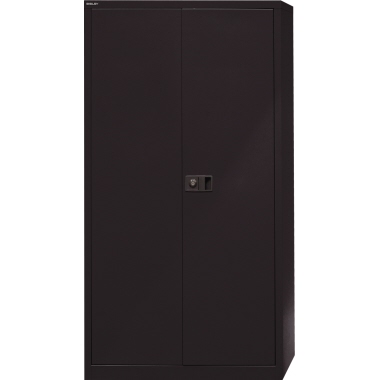 Bisley Flügeltürenschrank Universal E722A03633 4OH schwarz