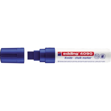 edding Kreidemarker 4090 4-4090003 4-15mm Keilspitze blau