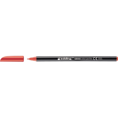 edding Fasermaler 1200 colourpen 4-1200002 rot