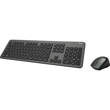 Hama Tastatur-Maus-Set KMW-700 00182677 anthrazit/schwarz