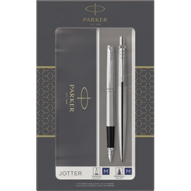 Parker Schreibgeräteset Jotter 2093258 Edelstahl CC