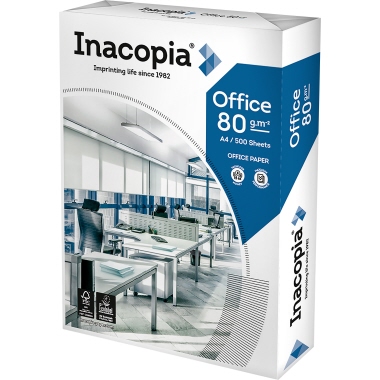 Inacopia Kopierpapier office A4 weiß 80g 500 Blatt