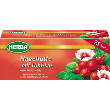 HERBA Tee 5295 Hagebutte 25 Stück