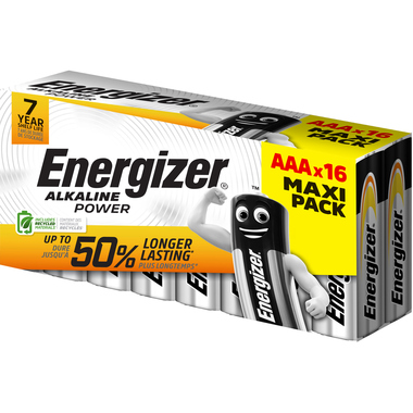 Energizer Batterie E302743900 AAA/Micro/LR03 16 Stück