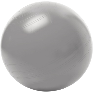 ABS Sitzball 408651 kein Wegrollen 65cm Größe L silber