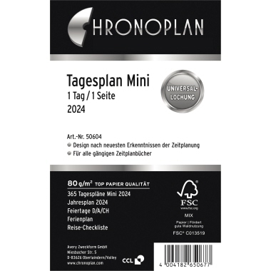 Chronoplan Tagesplan Mini 50604