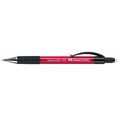 Faber-Castell Druckbleistift GRIP MATIC 137721 0,7mm B rot