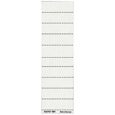 Leitz Beschriftungsschild 19010001 blanko 4zeilig weiß 100 Stück