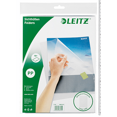 Leitz Sichthülle 40006003 A4 0,13mm PP transparent 10 Stück