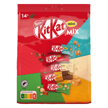 KitKat Schokoriegel Mini mix 12505385 197g 14St