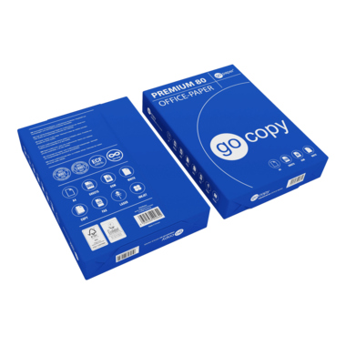 go copy Kopierpapier Premium 80 130100052 A4 80g weiß 500 Blatt