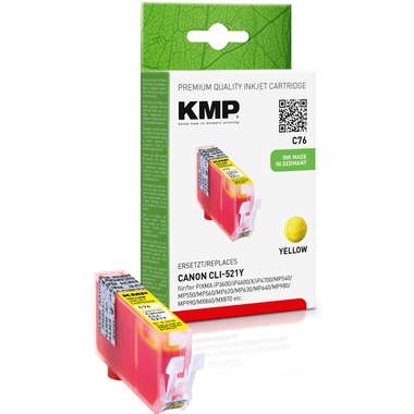 KMP Tintenpat. 1510,0009 f. CLI521 gelb