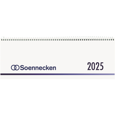 Soennecken Schreibtischquerkalender 2025 5094-25 60Seiten 1W/1S