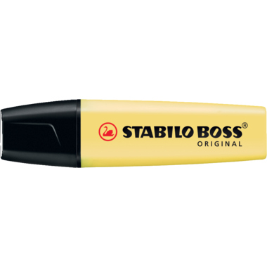 STABILO Textmarker BOSS ORIGINAL 70/144 Pastel pudriges gelb