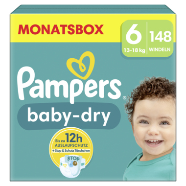 Pampers Windel Baby Dry 40785133 Gr.6 Extra Large 148St.