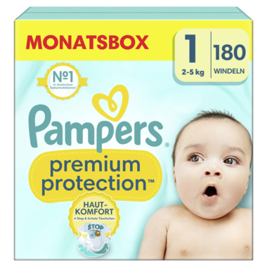 Pampers Windel Premium Protection 40705513 Gr.1 Newborn 180St.