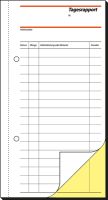 sigel Tagesrapport/SD024, weiß+gelb, SD, 105x200mm, Inh. 2 x 40 Blatt