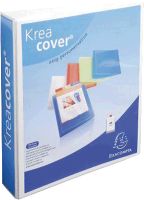 EXCACOMPTA Präsentationsringbuch KreaCover/51845E, weiß, 320x297mm