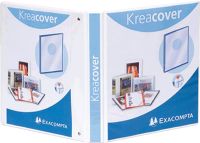 EXCACOMPTA Präsentationsringbuch KreaCover A4+/51841E, weiß, 320x265mm