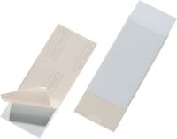 DURABLE Selbstklebe-Tasche 8075-19, transparent, Öffung oben, 60x150mm, Inh. 10