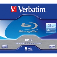 Verbatim BD-R 43715 1-6x 25GB Jewelcase 5 Stück