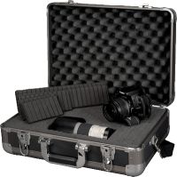 ALUMAXX Multifunktions-Koffer mit Einlage/ 45132, 46x33x16 cm, schwarz, Alu