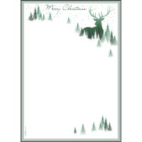 SIGEL Weihnachtspapier DP284 Christmas Forest 90g DIN A4 25 Blatt 