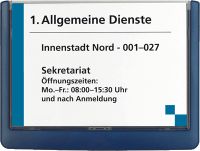 Durable Türschild 4861-07 149x105mm blau