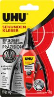 UHU Sekundenkleber PRÄZISION, flüssig/48700, flüssig, Inh. 3g