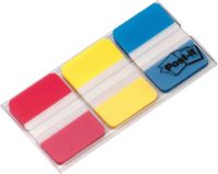 Post-it Index Haftstreifen Strong/686RYB, rot+gelb+blau, 25,4x38mm, Inh. 3 x 22