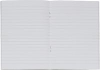 K+E Geschäftsbuch 8616110-101K32, hellblau, liniert, 80g/qm, DINA6, 32 Blatt