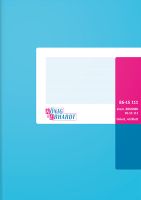 K+E Geschäftsbuch /8615111-301K40, blau, liniert, 80g/qm, DIN A5, Inh. 40 Blatt