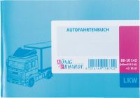 K+E Autofahrtenbücher/8610142-953K40, hellblau, DIN A6quer, Inh. 40 Blatt