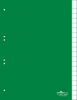 DURABLE Register 20tlg/6223-05, grün, 20-teilig, A4hoch