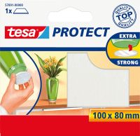 tesa Filzgleiter Protect/ 57891-00000-00, 100 x 80 mm, weiß, rechteckig