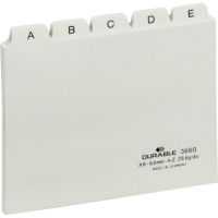 DURABLE Leitregister 366002 DIN A6 quer A-Z Kunststoff weiß